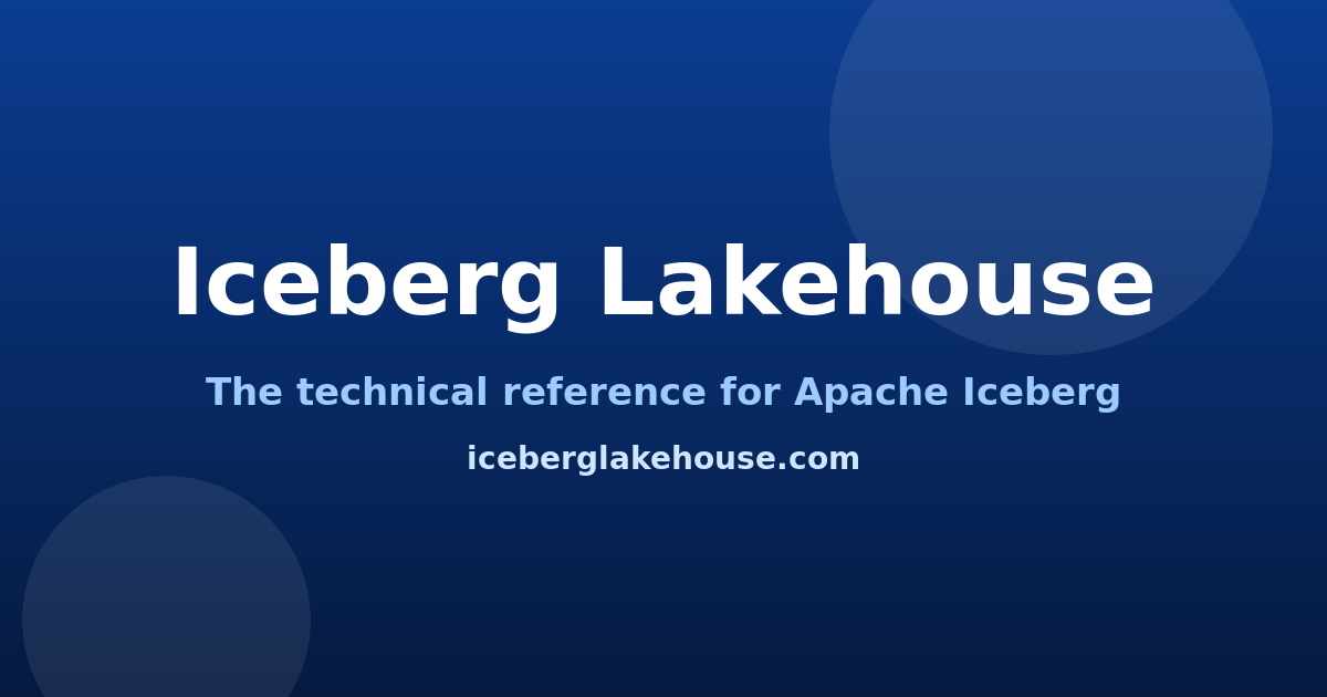 Iceberg REST Catalog | Apache Iceberg Knowledge Base